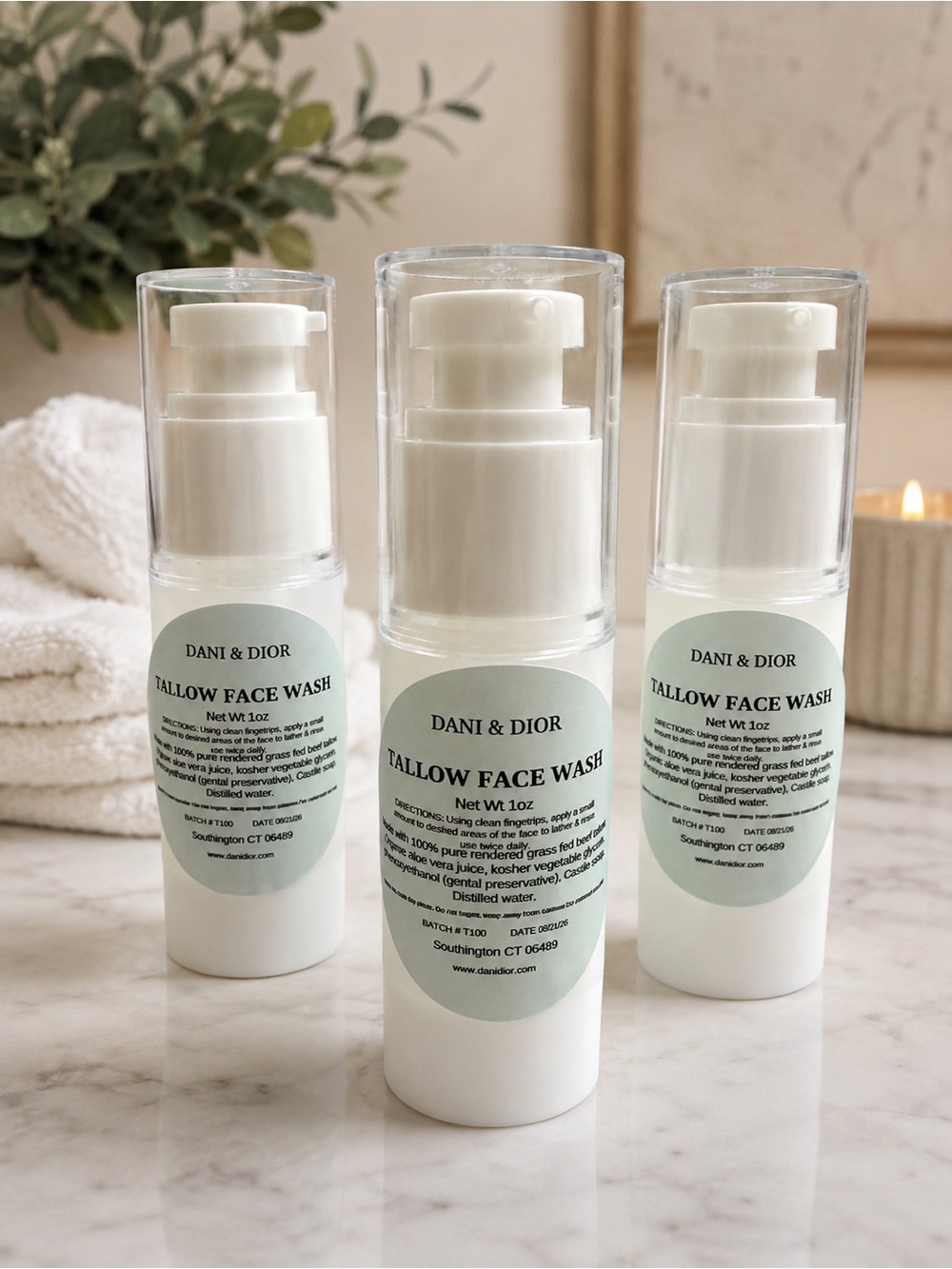 Beef Tallow Face Wash 1oz quantity 1